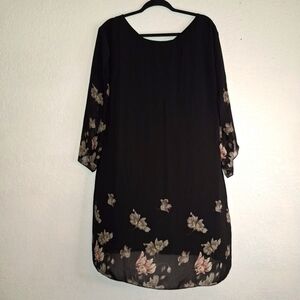 Grace Karin Women’s Black Floral Dress Size 3XL
